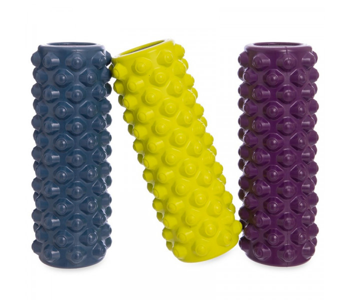 Роллер для йоги и пилатеса (мфр ролл) Grid Bubble Roller Zelart FI-5714 36см цвета в ассортименте