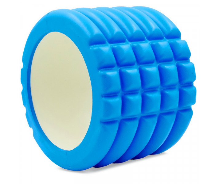 Роллер для йоги та пілатесу (мфр рол) Grid Roller Mini Zelart FI-5716 10см кольори в асортименті