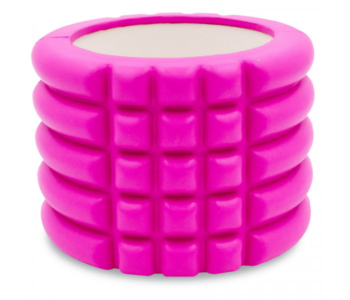 Роллер для йоги та пілатесу (мфр рол) Grid Roller Mini Zelart FI-5716 10см кольори в асортименті
