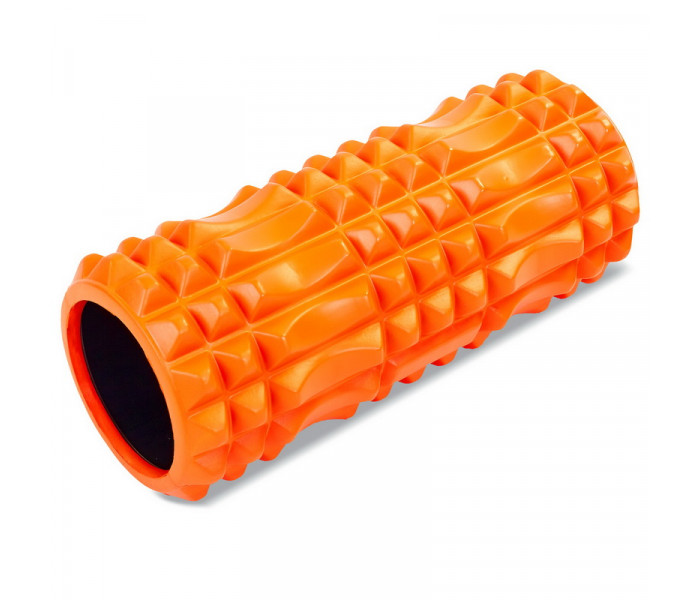 Роллер для йоги та пілатесу (мфр рол) Grid Spine Roller Zelart FI-5712 33см кольори в асортименті
