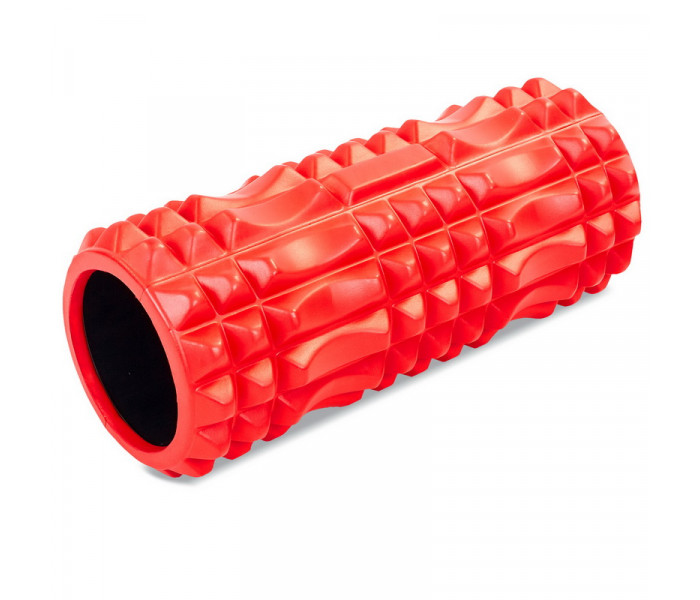 Роллер для йоги та пілатесу (мфр рол) Grid Spine Roller Zelart FI-5712 33см кольори в асортименті