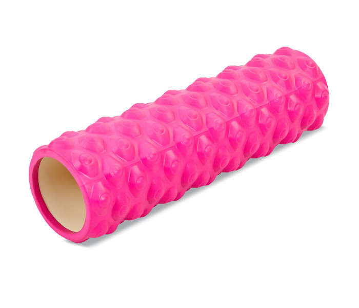 Роллер для йоги та пілатесу (мфр рол) SP-Sport Grid Bubble Roller FI-6672 45см кольори в асортименті