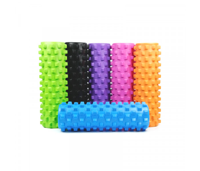 Роллер для йоги та пілатесу (мфр рол) SP-Sport Grid Bubble Roller FI-6672 45см кольори в асортименті