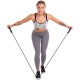 Эспандер многофункциональный для фитнеса 5 жгутов Resistance Band Zelart ET-500 в чехле