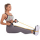Эспандер многофункциональный для фитнеса 5 жгутов Resistance Band Zelart ET-500 в чехле