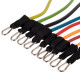 Еспандер багатофункціональний для фітнесу 9 джгутів Resistance Band Zelart DT-1002 в чехле