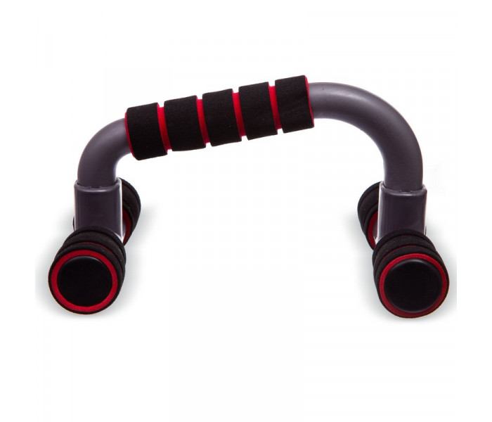 Упоры для отжиманий SP-Sport FI-1777 PUSH-UP BAR 12x23см серый-красный