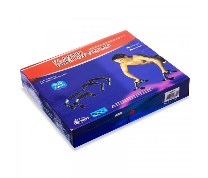Упоры для отжиманий SP-Sport FI-1777 PUSH-UP BAR 12x23см серый-красный