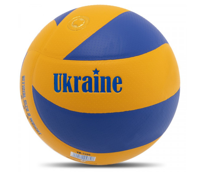 М’яч волейбольний UKRAINE VB-7200 №5 PU клеєний