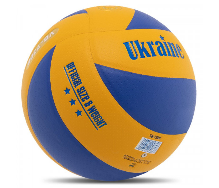 М’яч волейбольний UKRAINE VB-7200 №5 PU клеєний