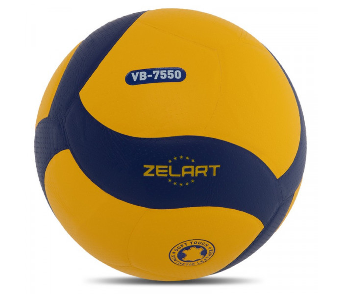 М’яч волейбольний ZELART VB-7550 №5 PU клеєний