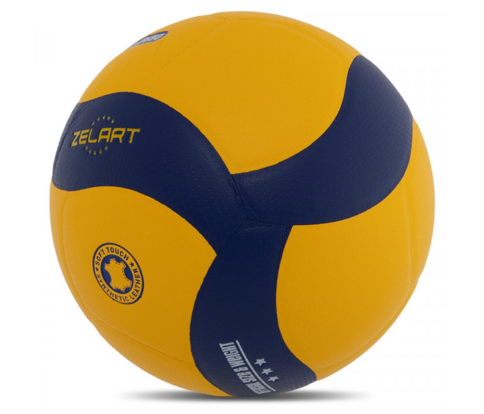М’яч волейбольний ZELART VB-7550 №5 PU клеєний