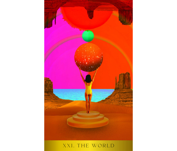 Таро Променистих Дебрів - Radiant Wilds Tarot: Navigate Inner Desert Dreamscapes. Rockpool Publishing