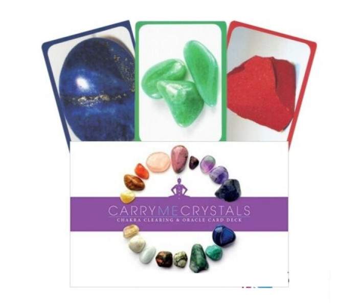 Оракул Неси Мені Кристали - Carry Me Crystals-Chakra Clearing & Oracle Card Deck. Schiffer Publishing