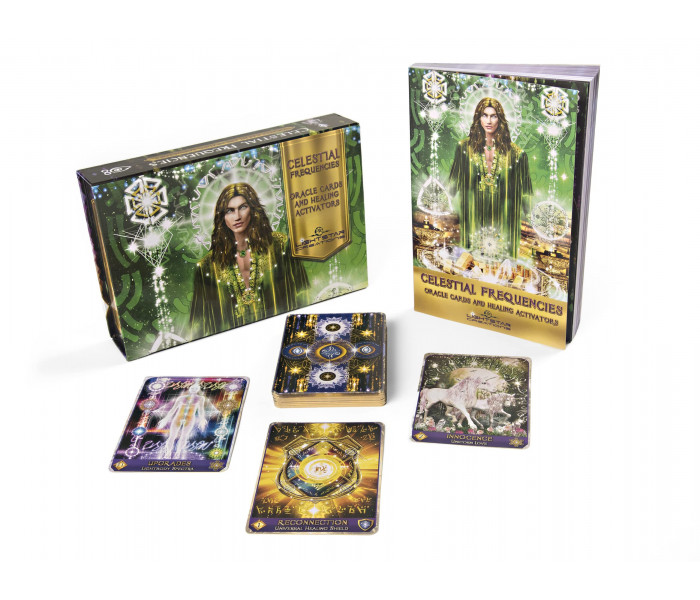 Оракул Небесные Частоты - Celestial Frequencies: Oracle Cards and Healing Activators. Schiffer Publishing