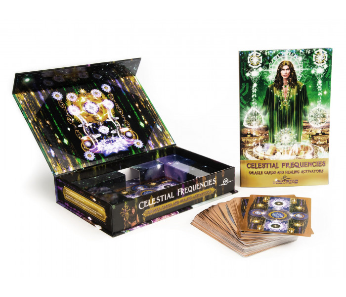 Оракул Небесные Частоты - Celestial Frequencies: Oracle Cards and Healing Activators. Schiffer Publishing