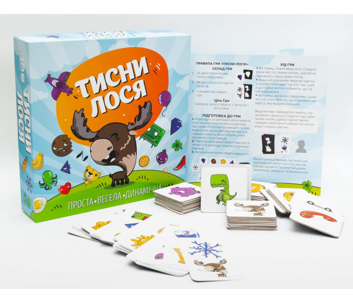 Настольная игра Тисни Лося! (УКР). Fun Games Shop (FGS43)