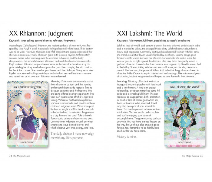 Таро Міфічні Богині - The Mythic Goddess Tarot Cards. CICO Books