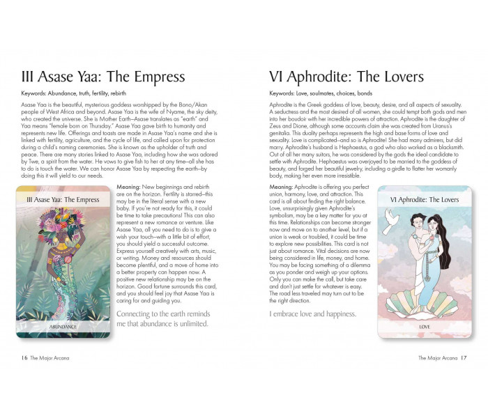 Таро Міфічні Богині - The Mythic Goddess Tarot Cards. CICO Books