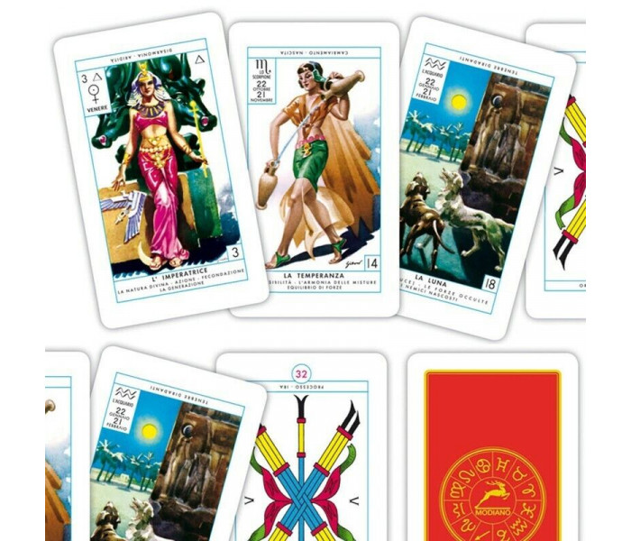 Таро Cartomanzia 184 Tarot cards. Modiano