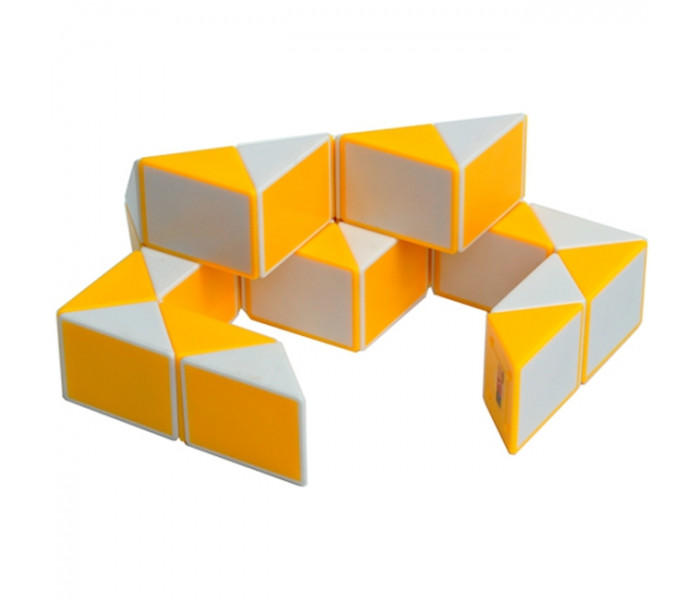 Змійка Рубіка (green-white). Smart Cube. SCT404s