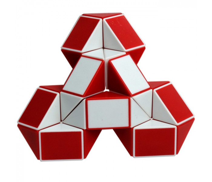 Змійка Рубіка (green-white). Smart Cube. SCT404s