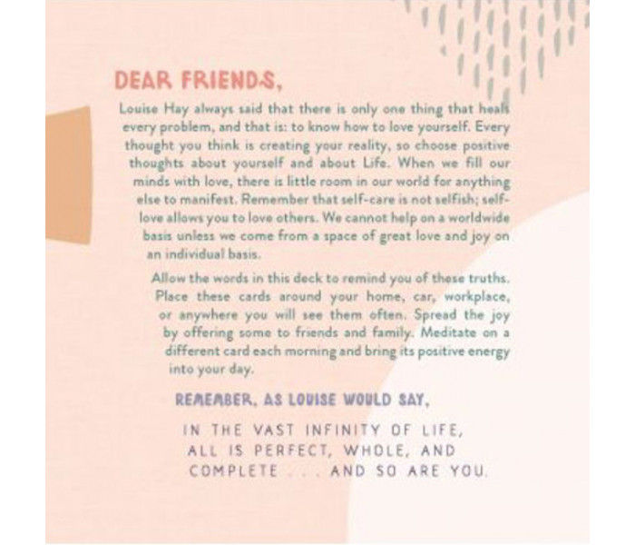 Картки з афірмаціями "Як полюбити себе" - How to Love Yourself Affirmations Cards. Hay House