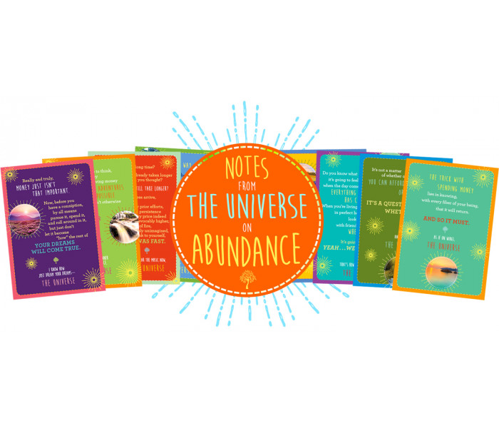 Нотатки Із Всесвіту Достатку - Notes from the Universe on Abundance Сards . Hay House