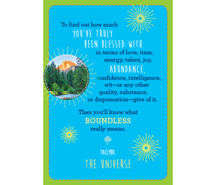 Нотатки Із Всесвіту Достатку - Notes from the Universe on Abundance Сards . Hay House