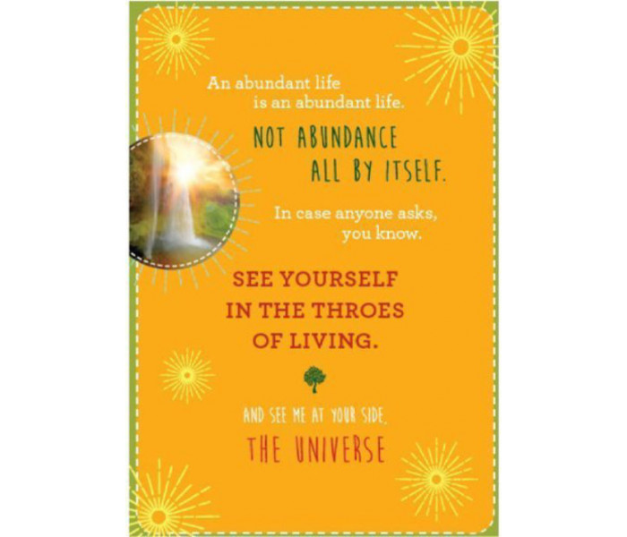 Нотатки Із Всесвіту Достатку - Notes from the Universe on Abundance Сards . Hay House