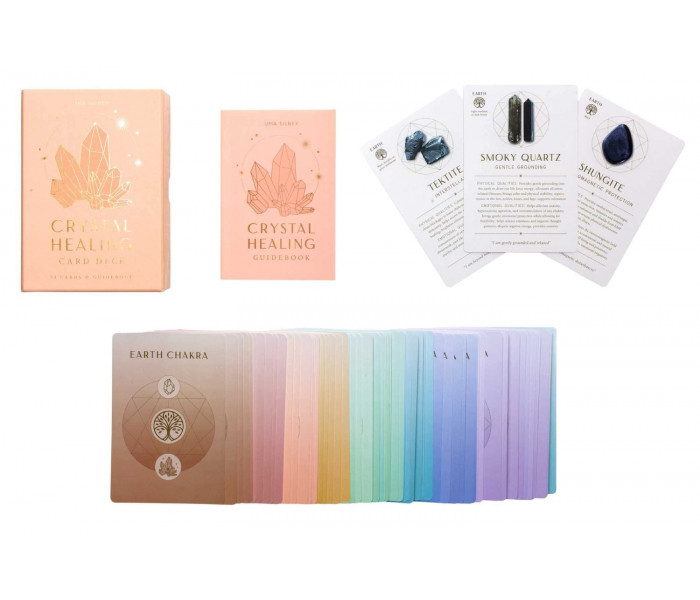 Колода карт кристального зцілення - Crystal Healing Card Deck. Insight Editions