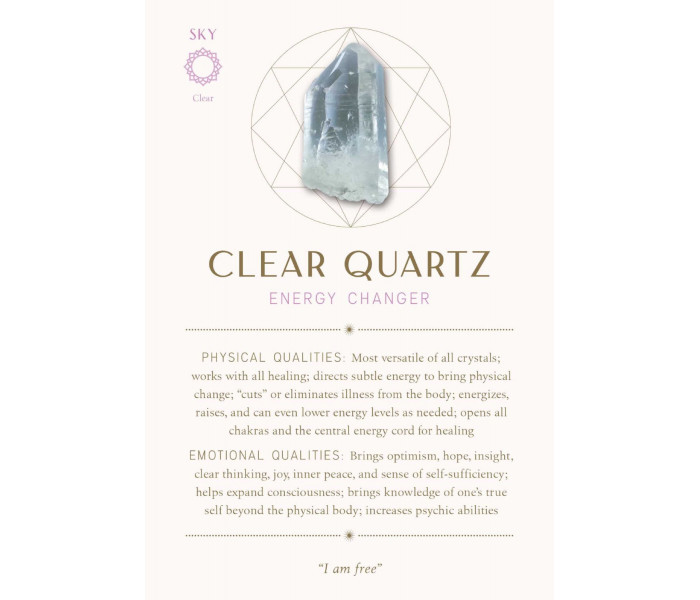 Колода карт кристального зцілення - Crystal Healing Card Deck. Insight Editions