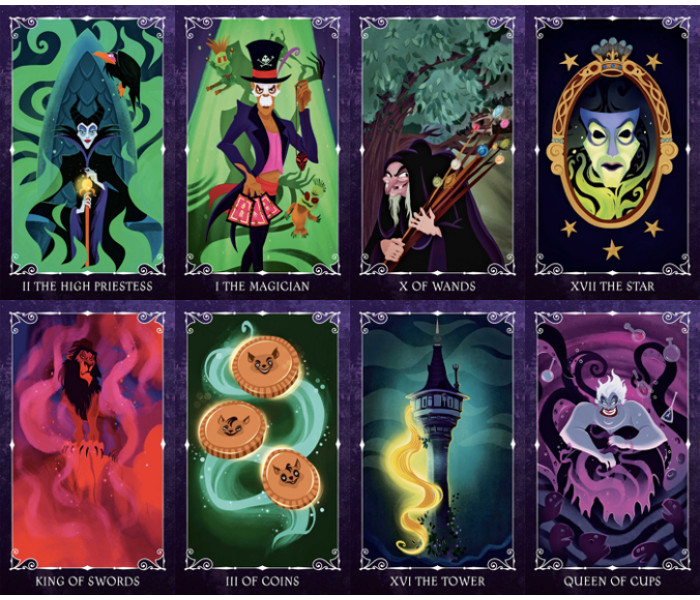 Таро Злодеи Диснея - Disney Villains Tarot Deck. Insight Editions