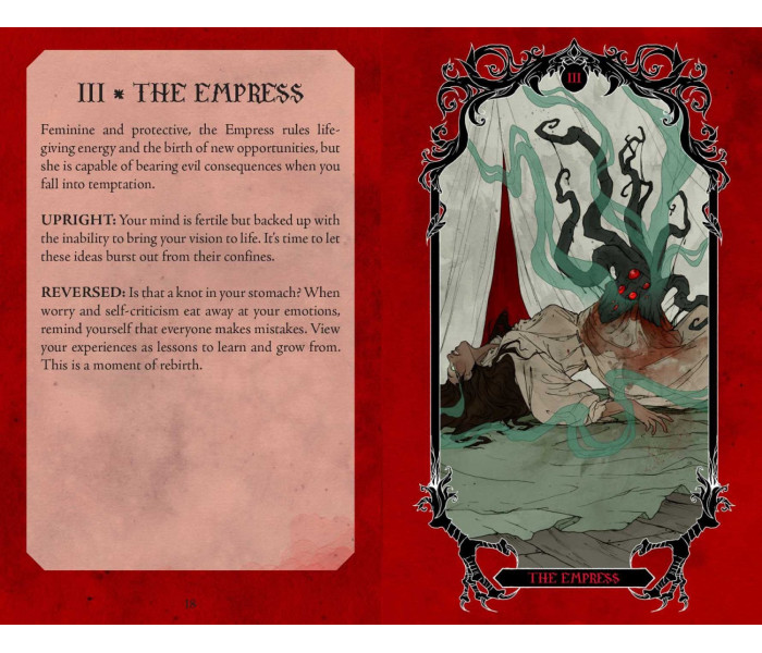 Таро Ужасов - Horror Tarot Сards. Insight Editions