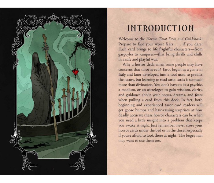 Таро Ужасов - Horror Tarot Сards. Insight Editions