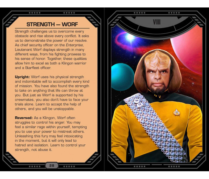 Таро Звёздный Путь: Следующее поколение - Star Trek The Next Generation Tarot. Insight Editions