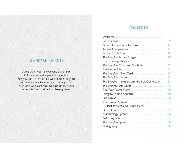 Таро Вечное Сияние - The Everglow A Divination System Cards. Schiffer Publishing