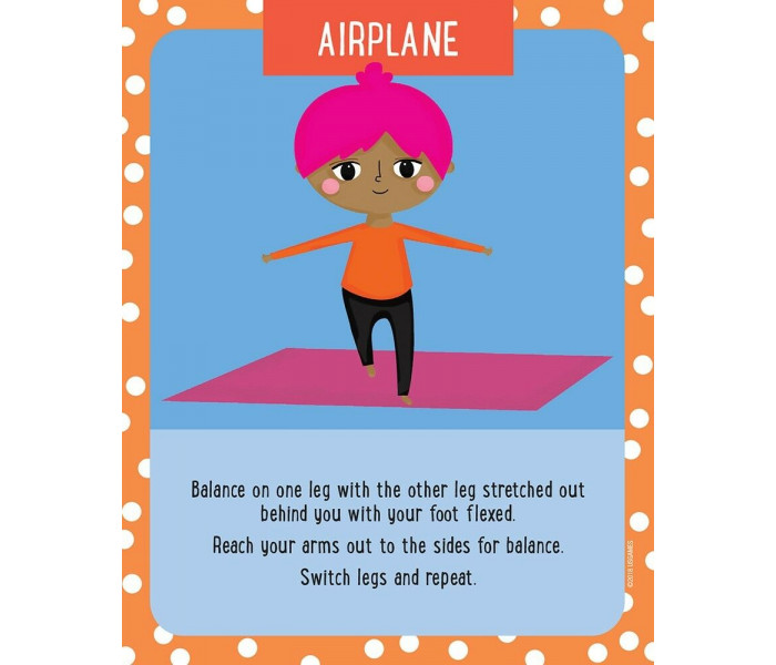 Пригодницькі карти з йоги для дітей - Kids Yoga Adventure Cards. US Games Systems