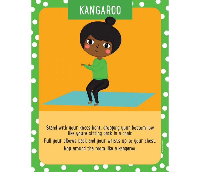 Пригодницькі карти з йоги для дітей - Kids Yoga Adventure Cards. US Games Systems