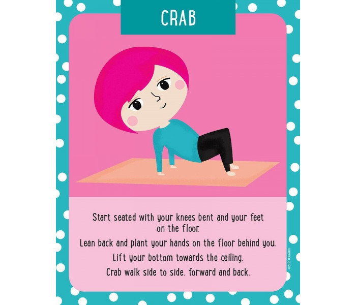 Пригодницькі карти з йоги для дітей - Kids Yoga Adventure Cards. US Games Systems