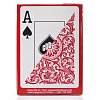 Фото 6 - Карти для покеру 100% Plastic Copag Elite Jumbo Index Red