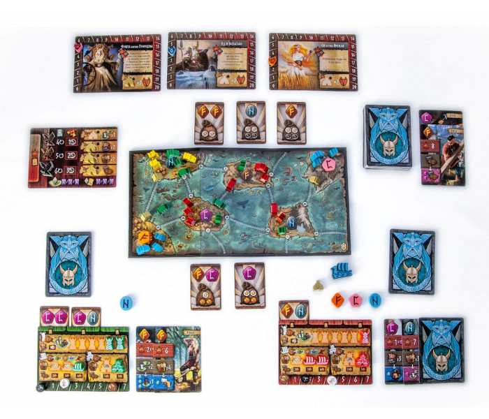 Настольная игра Tiny Epic Вікінги (Tiny Epic Vikings). Beaver Games (ВР_ТЕВ)