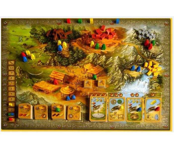 Настольная игра Кам’яна доба (Stone Age). FEELINDIGO (FI23049)