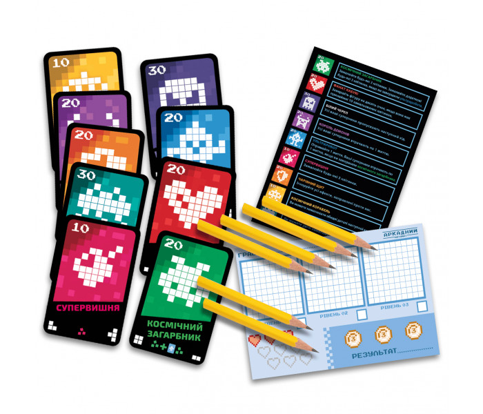 Настільна гра Аркадний автомат (Insert Coin to play). Geekach Games (GKCH101ICP)