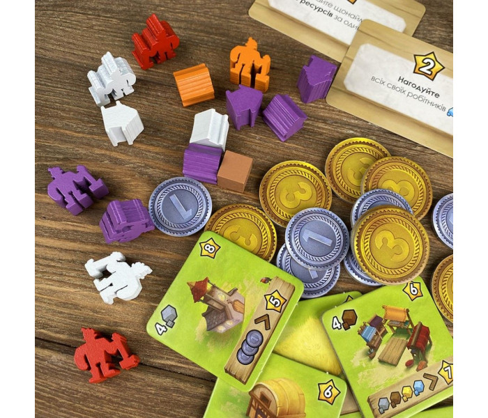 Настольная игра Маленьке Містечко (Little Town). Ігромаг (7300)