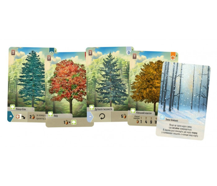 Настольная игра Лісова метушня (Forest Shuffle). Lord of Boards (LOB2329UA)