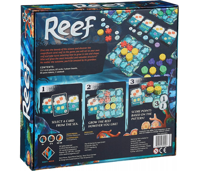 Настольная игра Reef 2 (Риф 2). Plan B Games (NMG60021EN)