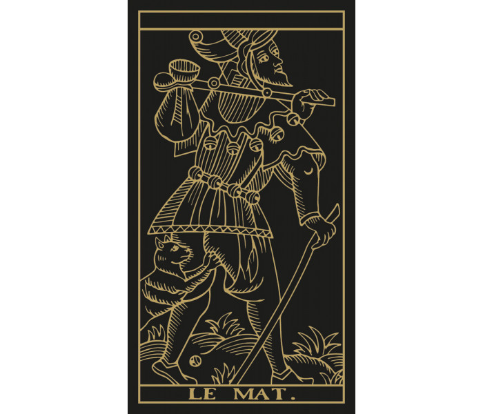Карты Марсельского Таро в золотом и черном исполнении - Marseille Tarot Gold & Black edition. Lo Scarabeo