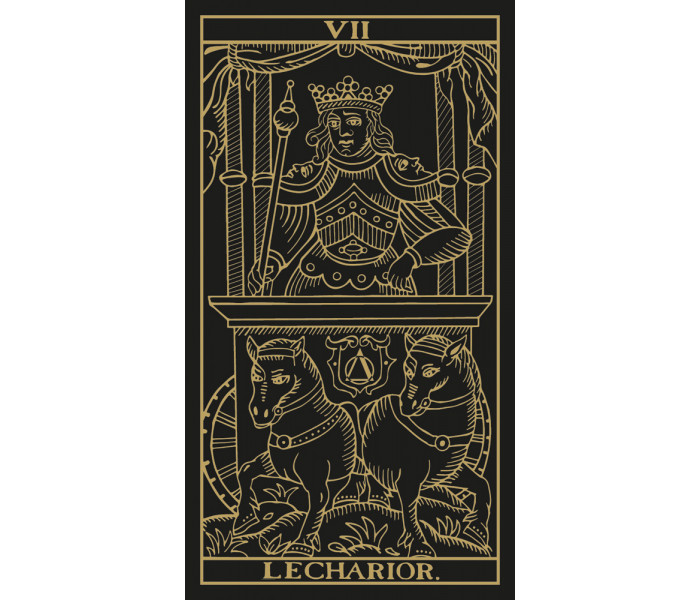 Карты Марсельского Таро в золотом и черном исполнении - Marseille Tarot Gold & Black edition. Lo Scarabeo