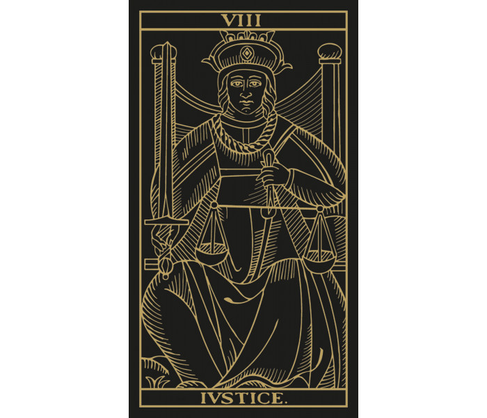 Карты Марсельского Таро в золотом и черном исполнении - Marseille Tarot Gold & Black edition. Lo Scarabeo